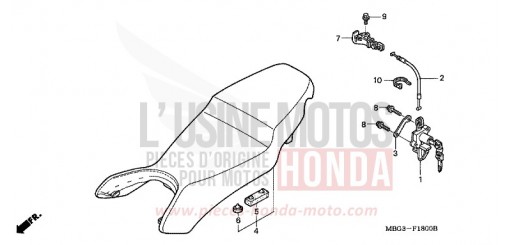 SIEGE VFR800FIX de 1999